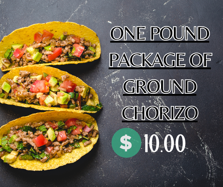 1 Pound Package of Ground Chorizo