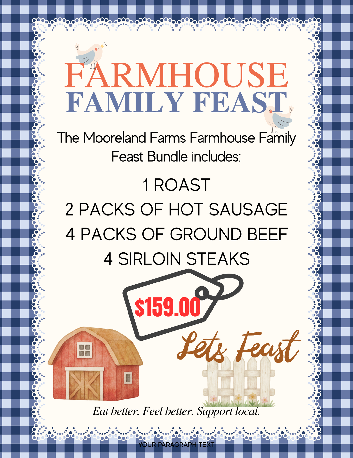 Farmhouse Family Feast Beef Bundle